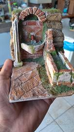 Fontana artigianale per presepe