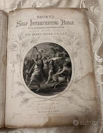 Antica Bibbia Nuovo Antico Testamento Inc. 1844