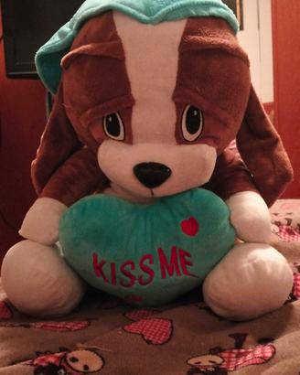 pelouche cane coccolone 50 cm nuovo con etichetta