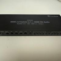 Matrix Switch HDMI 2.0 4x1 4K Audio 7.1 DolbyAtmos