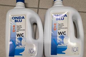 Liquidi WC Camper NCA Onda Blu 2000ml - Nuovi