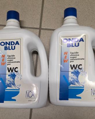 Liquidi WC Camper NCA Onda Blu 2000ml - Nuovi