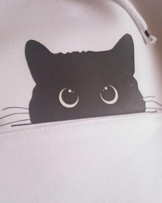 Felpa con gatto