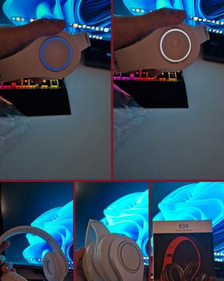 LG Snow B39, Cuffie da Gaming RGB, BTT5.0/Jack3.5