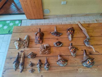 collezione di wurzelsepp  della Val Gardena