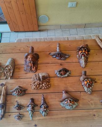 collezione di wurzelsepp  della Val Gardena