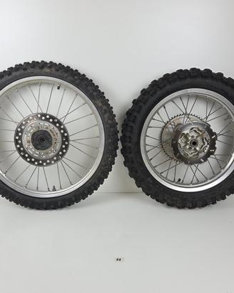 HONDA CR 85 1996 2006 RUOTE COMPLETE CERCHI 19-16