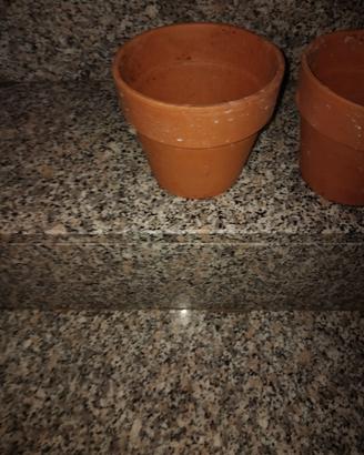 4 vasi in terracotta  nuovi