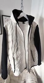Giacca Uomo Bianco Nero Fita Fashion Taglia XL