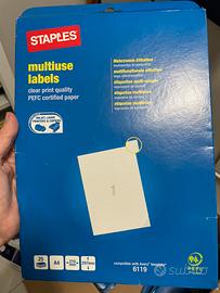 Etichette formato A4