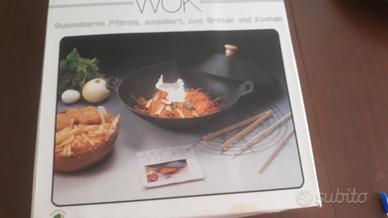 Wok IN GHISA Ø 35 cm IN GHISA con coperchio