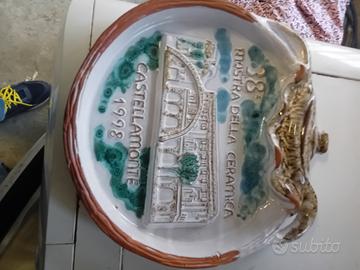 ceramica  di Castellamonte  commemorativa