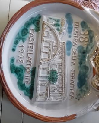 ceramica  di Castellamonte  commemorativa