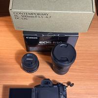 Canon EOS r50 + RF 18-45 + SIGMA 16-300