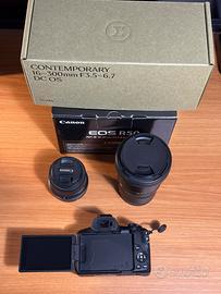 Canon EOS r50 + RF 18-45 + SIGMA 16-300