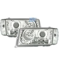 FARI MERCEDES 190 W201 82-93 LENTE CROMATA CON FON