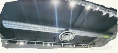 Canale in acciaio zincato per condizionamento / ve