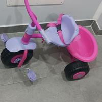 bicicletta triciclo rosa bimba