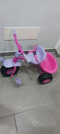 bicicletta triciclo rosa bimba