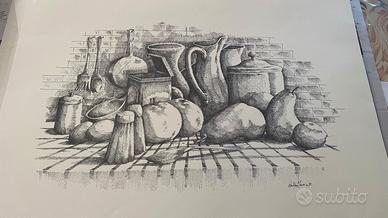 Dipinto pittore Walter Marin