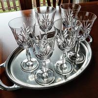 6 CALICI IN CRISTALLO 