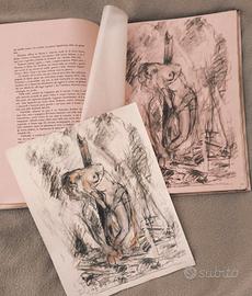 Disegni original 1940 per Le ardenti Donne..+Altro