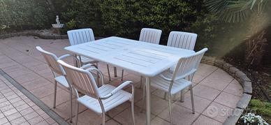tavolo da giardino Nardi con sedie
