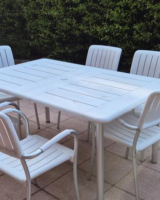 tavolo da giardino Nardi con sedie