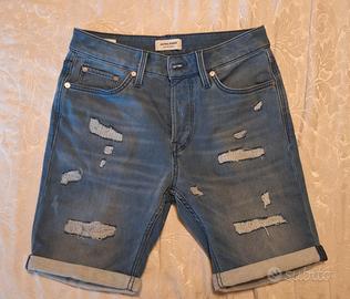 Jeans shorts uomo 