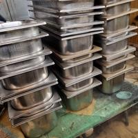 vaschette in acciaio inox professionali