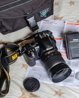 Nikon D3100 con Af-s 18-55 VR - Perfetta -