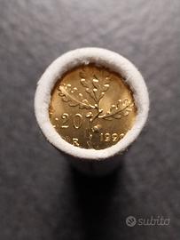 Rotolino 20 Lire 1990 Italia 50 pezzi