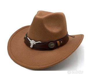 CAPPELLO Western Hat Bull  Nero