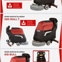 Lavasciuga pavimenti, Spazzatrici industriali