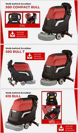 Lavasciuga pavimenti, Spazzatrici industriali