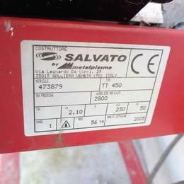 Sega circolare salvato tt450 con motore apem Firen