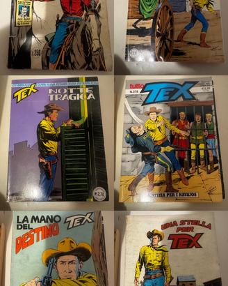 Fumetti tex vintage e ristampe 16 pezzi