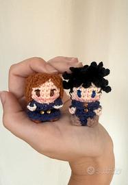 Mini amigurumi Fushiguro e Kugisaki