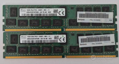 RAM 32GB (2x16GB) DDR4 2400 SK Hynix ECC