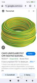 cavo elettrico da 6mm 