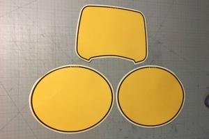 Adesivi Tabelle Maico 250 - 1982