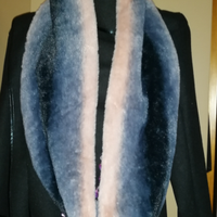 Rinascimento sciarpa tubolare pelliccia ecologica