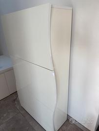 Scarpiera bianco lucido slim