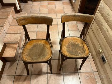 Antiquariato sedie vintage anni 60-70