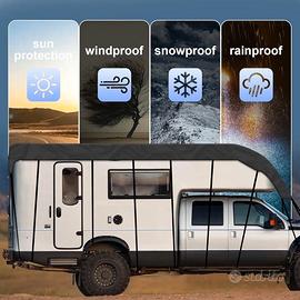 Copertura Per Camper E Roulotte – Impermeabile, Tessuto Oxford 210D, Traspirante, Protezione UV E Antigelo