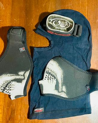 Sotto casco  moto + maschere neoprene
