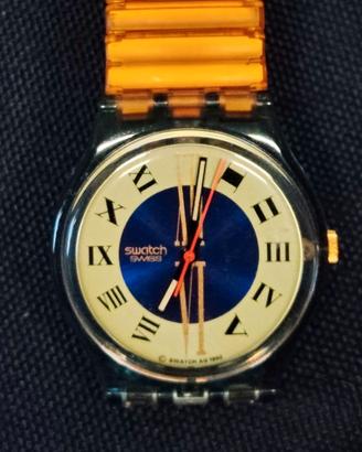 Vintage Swatch GN130 Master Watch 1992 NUOVO