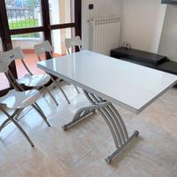 Tavolo Design Trasformabile Elevabile Allungabile