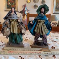 Statuette in cartapesta realizzate a mano