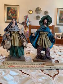 Statuette in cartapesta realizzate a mano